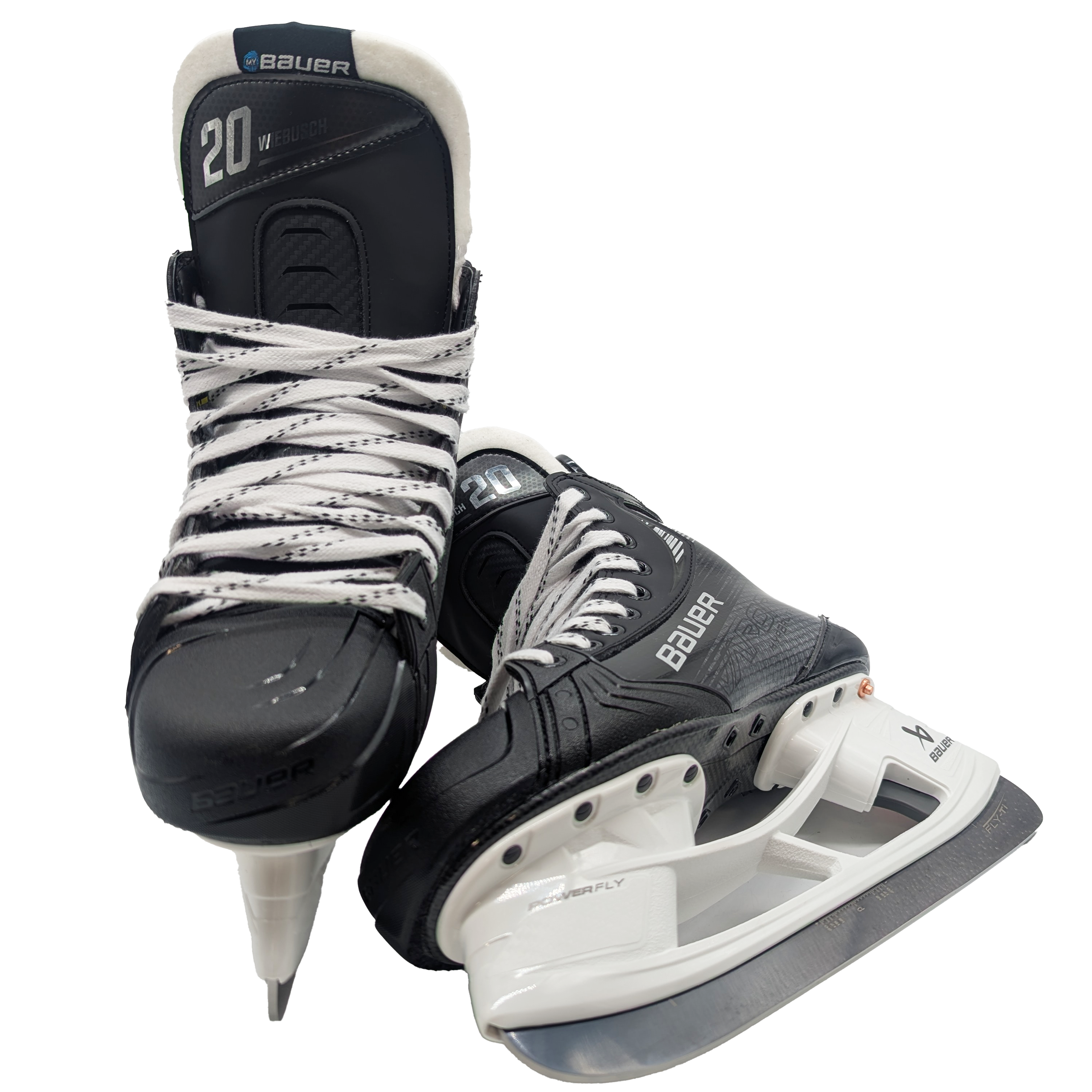 Bauer Vapor Hyperlite 2 – Patins de hockey NCAA Pro Stock – Taille R8E L7.75E